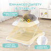 Toddler Activity Center Baby Walker & Push Walker with Wheels-Grey