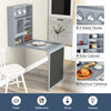 Wall Mounted Table Fold Out Convertible Desk Home Office Wood Wall Hanging Desk