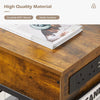 Side Table Coffee Table End Table NightStand Bedside Table with Charging Station