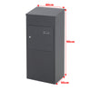 Outdoor 3FT Large Parcel Delivery Drop Box Post Box Package Secure Storage Bin