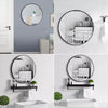 40/50/60/80cm Bathroom Mirror Round Frame Home Glass Wall Mounted Vanity Circle