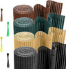 PVC Garden Screening Roll Bamboo Slat Fence Privacy Panel Border Outdoor Fencing