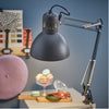 TERTIAL Work Lamp Adjustable Table Lighter Desk Light Office Dark Grey New