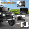Kids Battery Powered Electric Jeep Ride on Car w/ Lights & Remote Control-Black