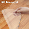 Rectangular Floors 900x1200mm Office Chair Desk Mat PVC Frosted Carpet Protector