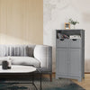 Bathroom Cabinet Floor Storage Cabinet Standing Cupboard w/1 Shelf &2 Drawers
