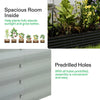 Galvanised Raised Bed Garden Outdoor Elevated Planter Box, Oval/L Shape/Ladder