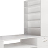 Double Manicure Table Makeup Storage Station Desk Workstation for NailArt Beauty