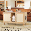 Indoor Wooden Kitten House End Side Table-Natural