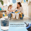 Compact Laundry Washer Portable Mini Washing Machine-Grey