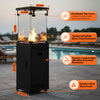 Outdoor Gas Patio Heater - 13kW Powerful Standing Propane Heater with Wheels