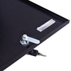 Wall Mounted Outdoor Large Lockable Mailbox Steel Locking Home Letter Post Box