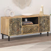 TV Cabinet Stand Entertainment Centre Media Unit Solid Wood Mango vidaXL