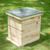 2 Tier Langstroth Beehive Box Beekeeping Honey Wooden Bee Hive Beekeeper Tool