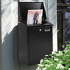 Large Lockable Mailbox Wall Mounted Post Box with Key & Name Tag