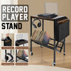 Record Player , Turntable Stand Vinyl Albums Storage Organizer Table with Wheels