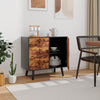 Industrial Storage Cabinet Floor Standing Wooden Sideboard Accent Side Cabinet