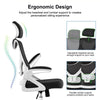High Back Mesh Office Chair Ergonomic Desk Chair W/Headrest Adjustable Armrests