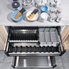 Pull Out Kitchen Basket Slide Out Storage Basket Cupboard Stainless Steel Drawer