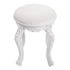 Dressing Table Stool 44x30x30 Vanity Chair Makeup Seat Baroque Piano Chair White