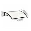 Patio Door Awning Outdoor Front Porch Rain Cover Shelter Canopy Window Sun Shade