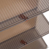 3 Tier Foldable Storage Boxes with Lid Collapsible Home Clothes Organizer Box