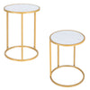SMALL ROUND COFFEE TABLE TEAPOY SOFA BED SIDE END STAND BEDROOM NIGHTSTAND DESK