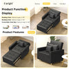 Convertible Sofa Bed 3-in-1 Pull out Arm Chair Folding Recliner Sleeper
