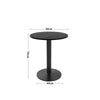 Black/White Table Folding Chairs Portable Kitchen Dining Office Cafe Furniture