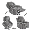 ELECTRIC POWER LIFT RISER RECLINER CHAIR ARMCHAIR W/ CUP HOLDERS & USB PORT GREY
