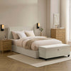 Dusk Berkeley Ecru Chenille Double Ottoman Storage Bed RRP £690