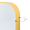 Wall Mounted Bathroom Mirror Cosmetic Makeup Shaving Mirror HD Glass Metal Frame
