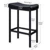 Bar Stools Set of 2 Breakfast Bar Stool Kitchen Stools Bar Chair 42 x 30 x 63 cm