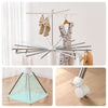 4-Legged Drying Rack Portable, Foldable Drying Rack Clothing with 16 Drying Arms