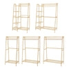 Clothes Rail Rack Garment Hanging Stand Shoe Rack Storage Shelf Open Wardrobe