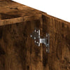 Storage Cabinet Smoked Oak 70x42.5x225 Engineered Wood J6I6