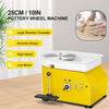 Electric Pottery Wheel 25cm Turntable Ceramic Forming Machine for Adults Or Kids