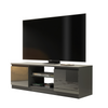 120cm TV Unit I Modern Cabinet with Storage I TV Stand I Grey High Gloss