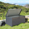Large 600Liters Garden Storage Outdoor Box Utility Cushion Chest Shed Waterproof