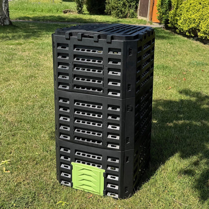 500 Litre Plastic Garden Composter Compost Bin (65cm x 120cm)