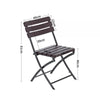 Folding Rattan Garden Table & 2 Chairs Outdoor Furniture Patio Dining Bistro Set