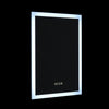 Illuminated LED Bathroom Mirror with Demister Pad|Anti-fog|Clock|Wall-Mounted UK