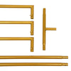 Gold Wedding Square Archway Backdrop Stand Metal Arch Frame Flower Balloon Decor