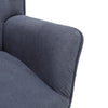 Upholstered Armchair Retro Fireside Wing Back Lounge Accent Chair Living Bedroom