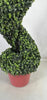 90cm Artificial Spiral Tree Topiary Boxwood Buxus Garden Potted Plant Twist Tree