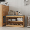 Shoe Bench Cabinet 2-Tier Flip-door Shoe Storage Rack with Seat Cushion Bamboo
