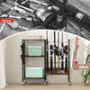 Fishing Equipment Organizer Fishing Rod Holder Gear Organizer on wheels
