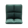 Nordic Velvet Upholstered Accent Chair Fold Away Backrest Armchair Dining Chairs