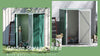 Outdoor Storage Shed Steel Garden Shed w/ Lockable Door Green