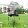 Open Top Large Metal Rolling Bird Cage for Budgie Parrot Canary Cockatiel 139cm